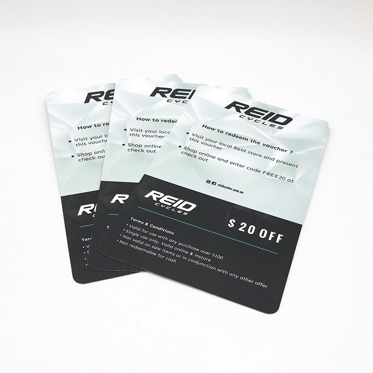 Custom Gift scratch card with unique code view 4