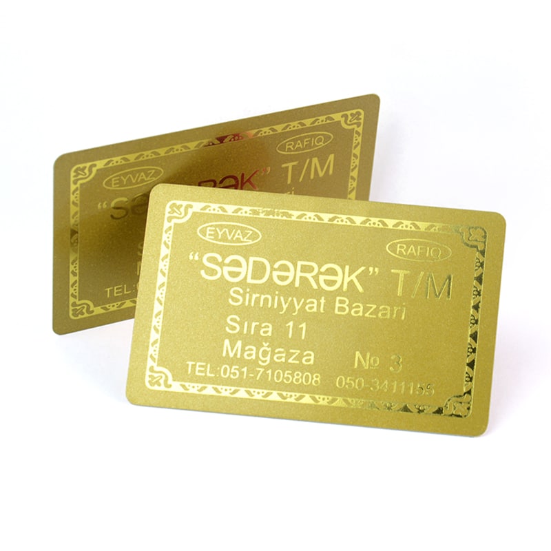 Custom Glittering plastic VIP membership card view 2