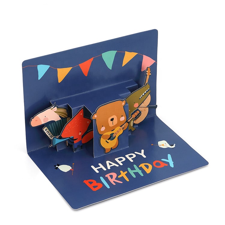 Custom Handmade 3D Pop Up Greeting Cards — custom card printing