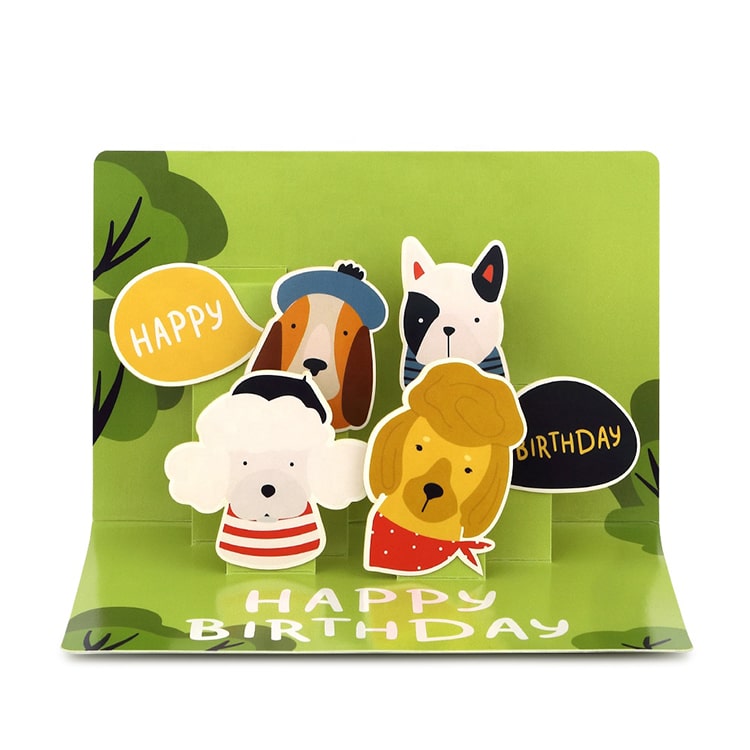 Custom Handmade Animals 3D Greeting Cards view 3