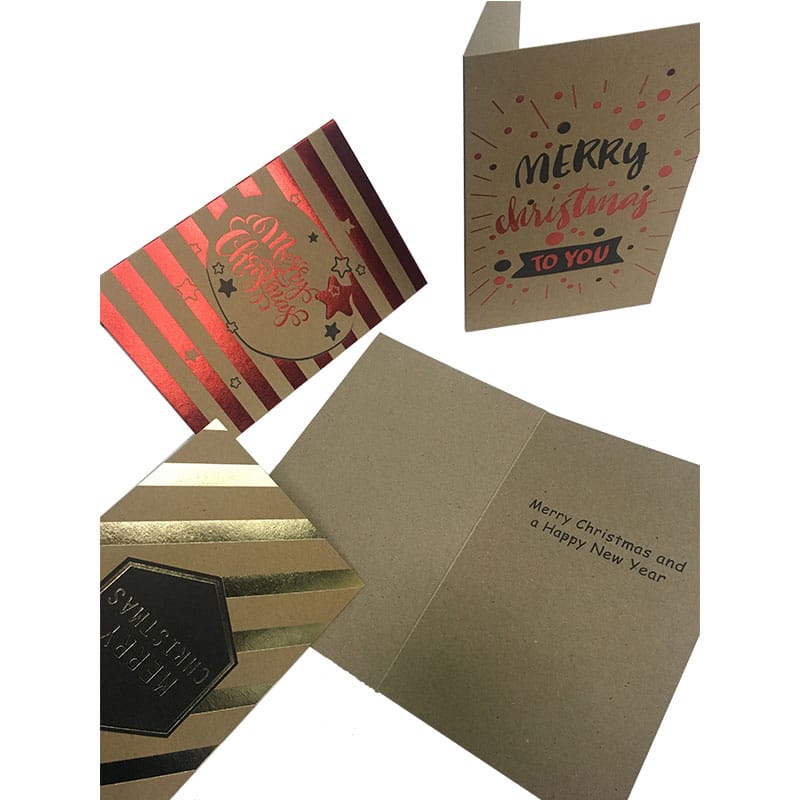 Custom  Holiday Greeting card view 3