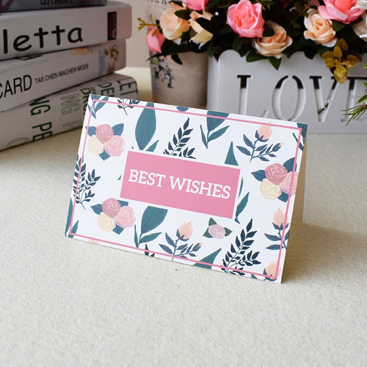Custom  Holiday Greeting card view 4