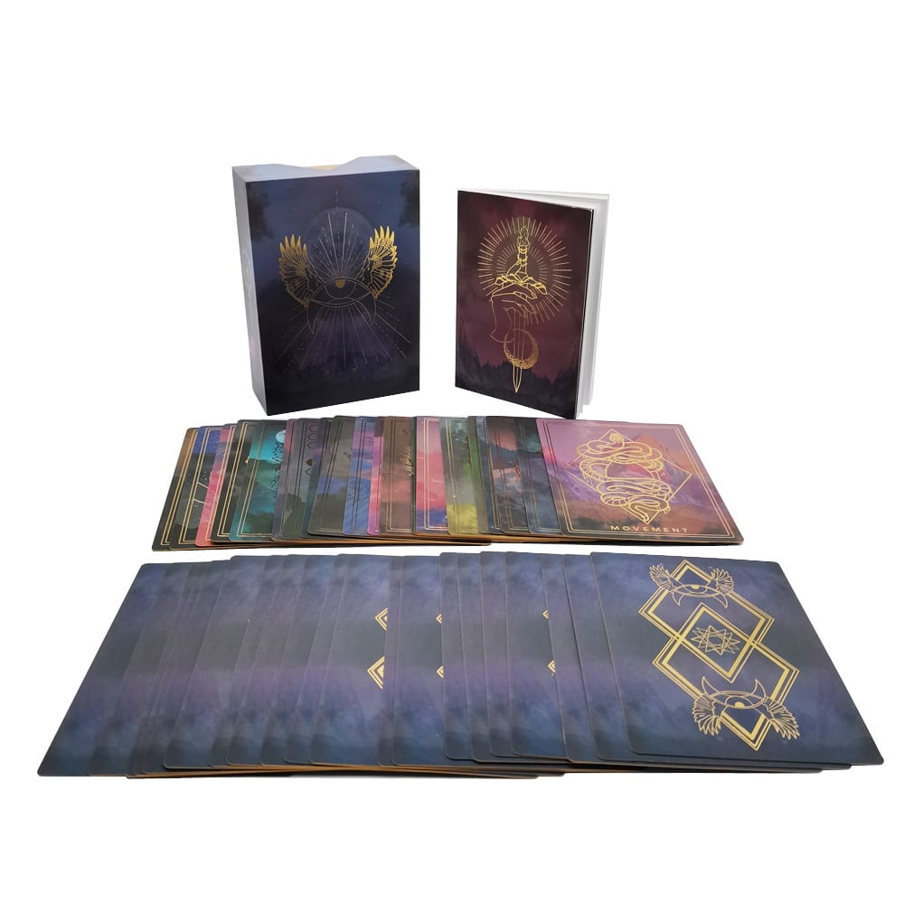 Custom Hot Stamping Paper Tarot Cards view 2