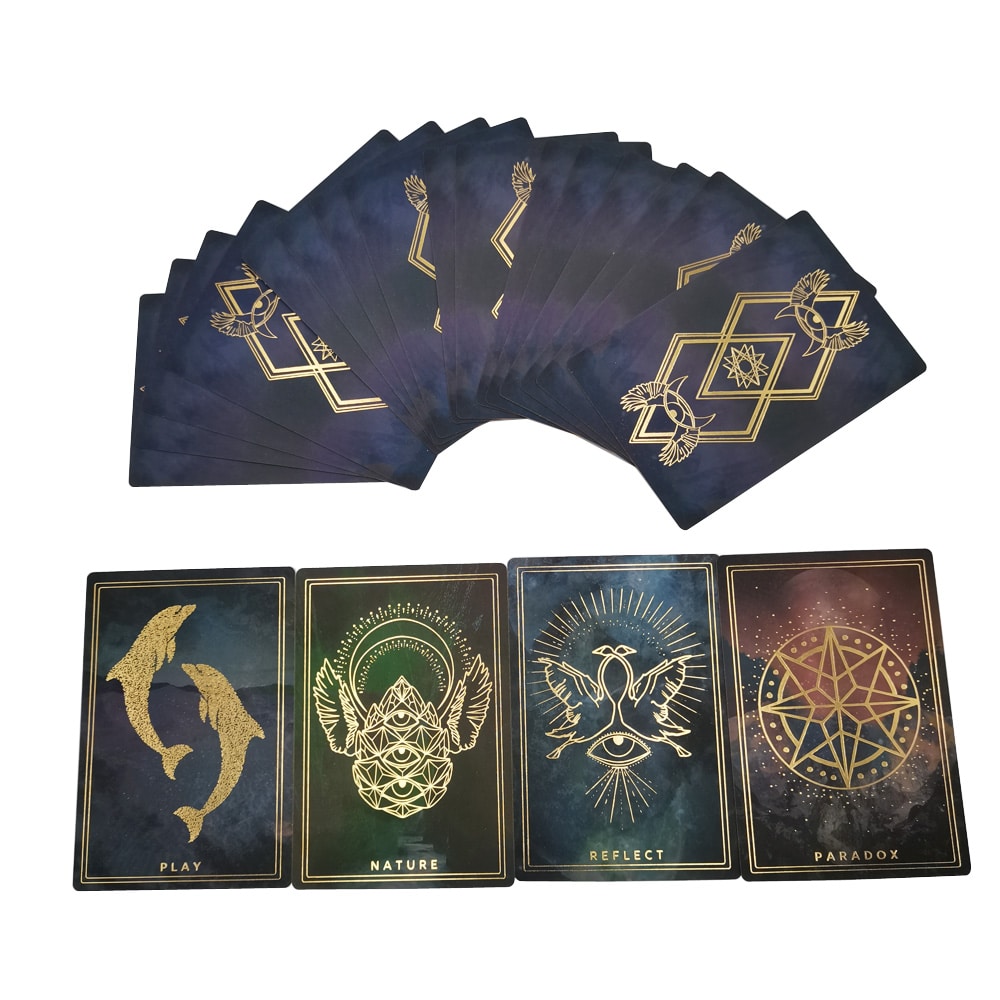 Custom Hot Stamping Paper Tarot Cards view 4