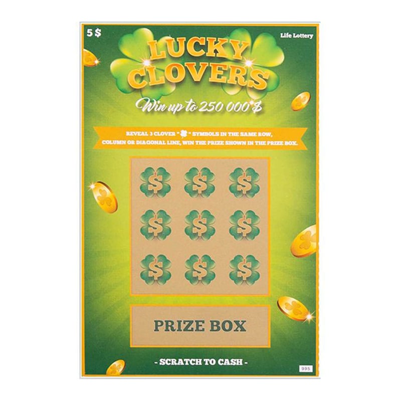 Custom Instant Lottery Ticket Scratch Card — custom card printing