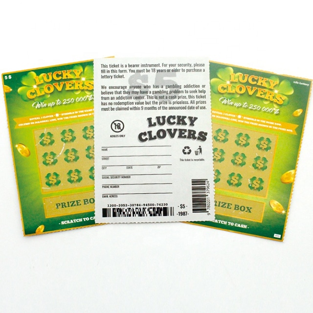 Custom Instant Lottery Ticket Scratch Card view 4
