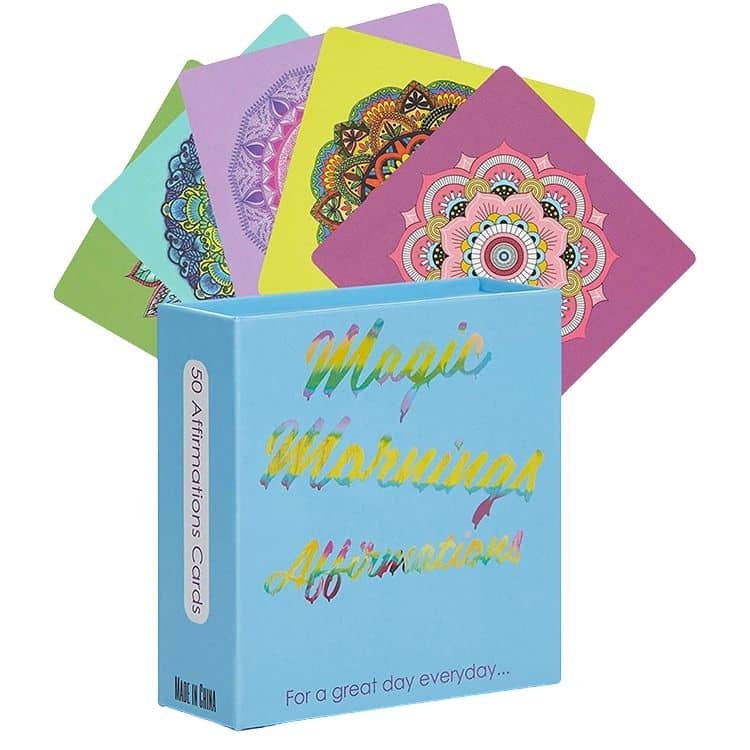 Custom Kids Women Daily Self Positive Affirmation Card — custom card printing