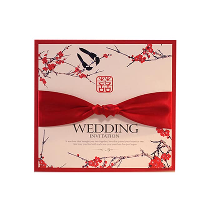 Custom Kraft Paper Wedding Invitation Card — custom card printing