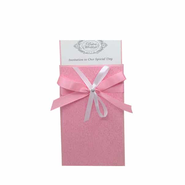 Custom Kraft Paper Wedding Invitation Card view 3