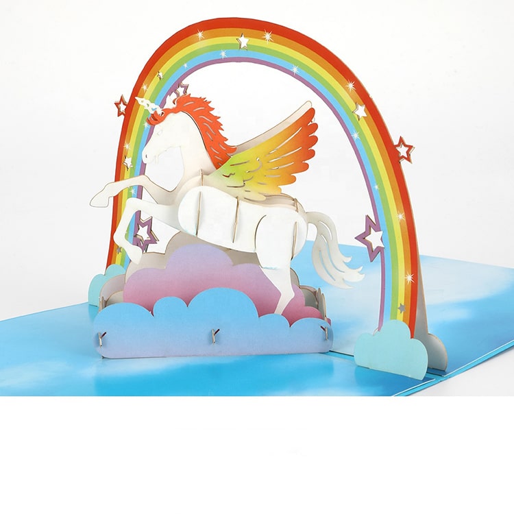 Custom Laser Cut 3D Greeting Cards for Kids view 2