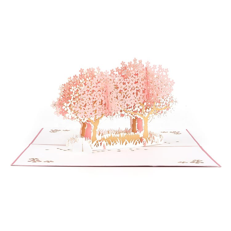 Custom Laser Cut 3D Pop Up Greeting Cards — custom card printing
