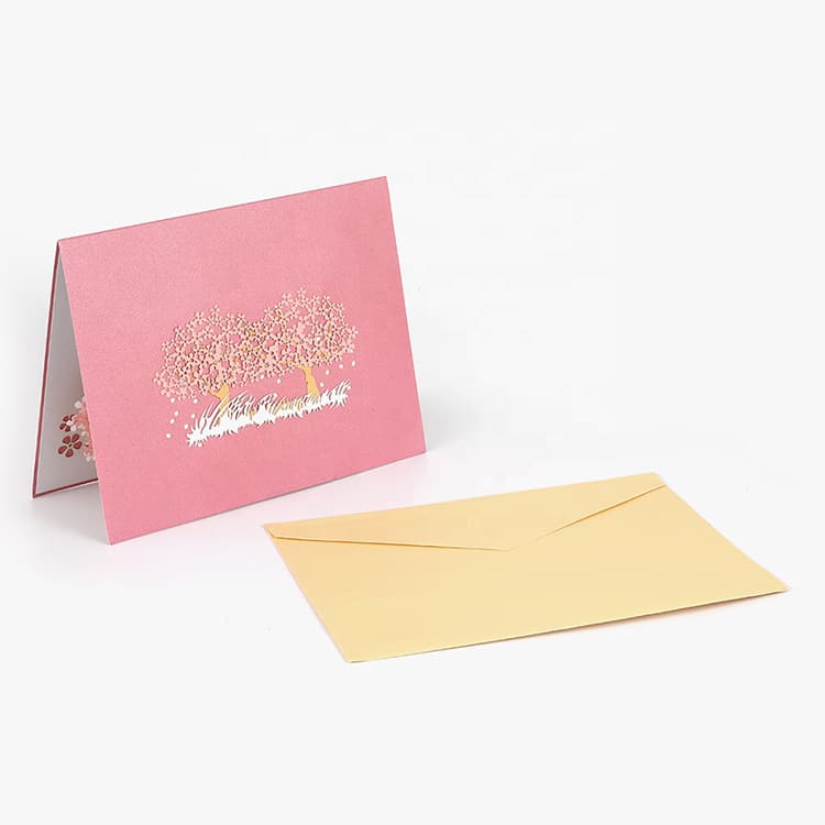 Custom Laser Cut 3D Pop Up Greeting Cards view 2