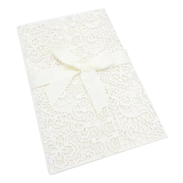 Custom Laser Cut Wedding Card — custom card printing