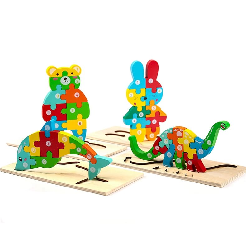 Custom Learning Wooden Jigsaw Puzzles view 4