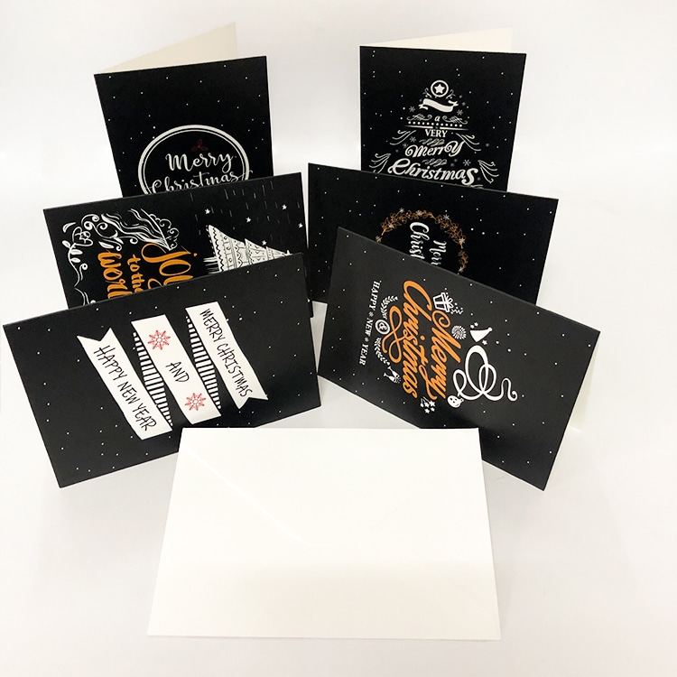 Custom Logo Merry Christmas Cards view 2