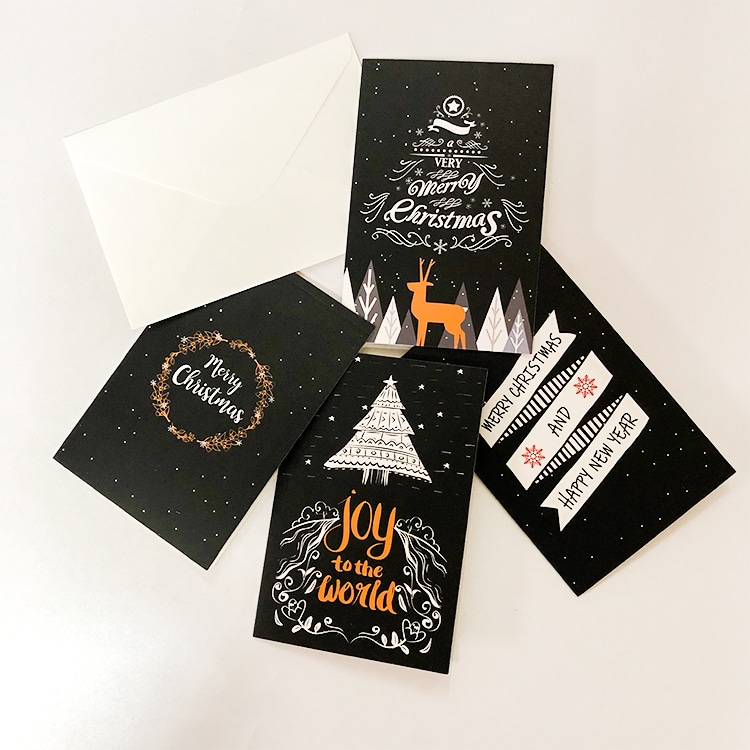 Custom Logo Merry Christmas Cards view 4