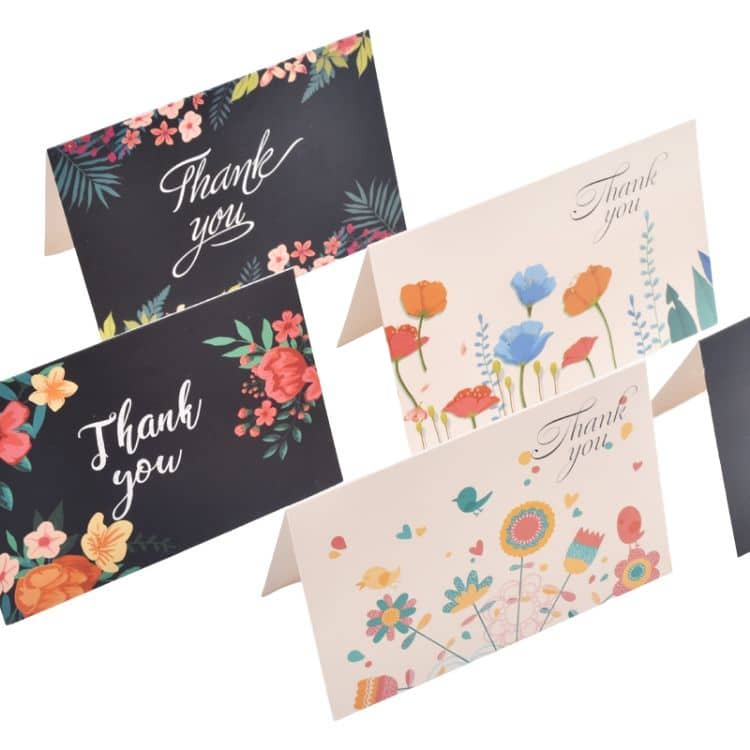 Custom Logo birthday Thank You Cards — custom card printing