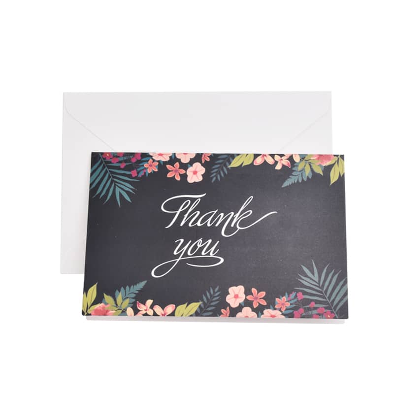 Custom Logo birthday Thank You Cards view 2