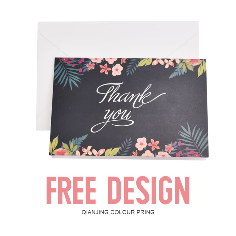 Custom Logo birthday Thank You Cards view 3