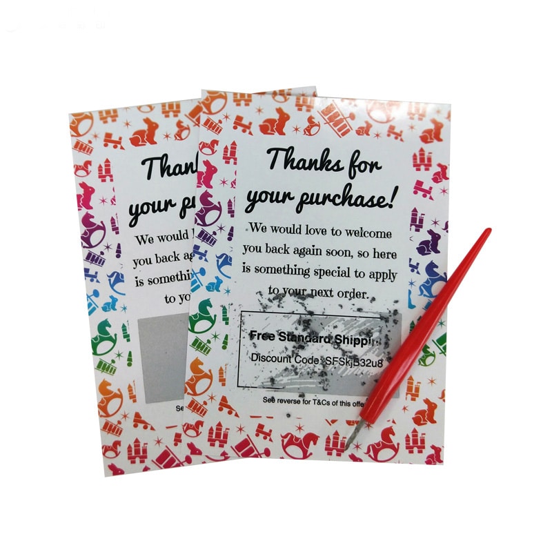 Custom Lottery Tickets Scratch Cards — custom card printing