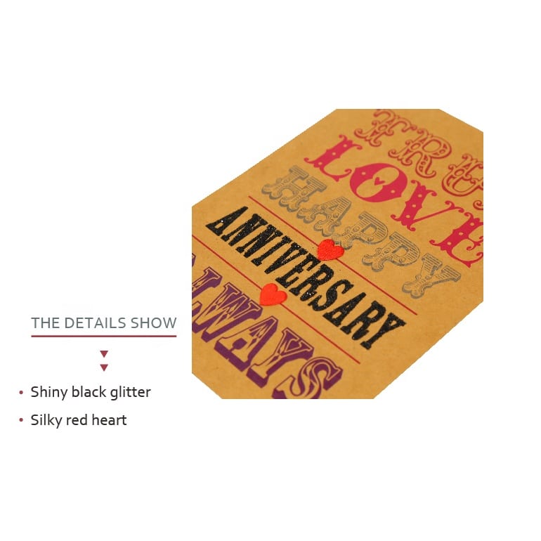 Custom Love Happy Anniversary Cards view 2