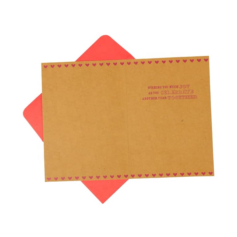 Custom Love Happy Anniversary Cards view 3