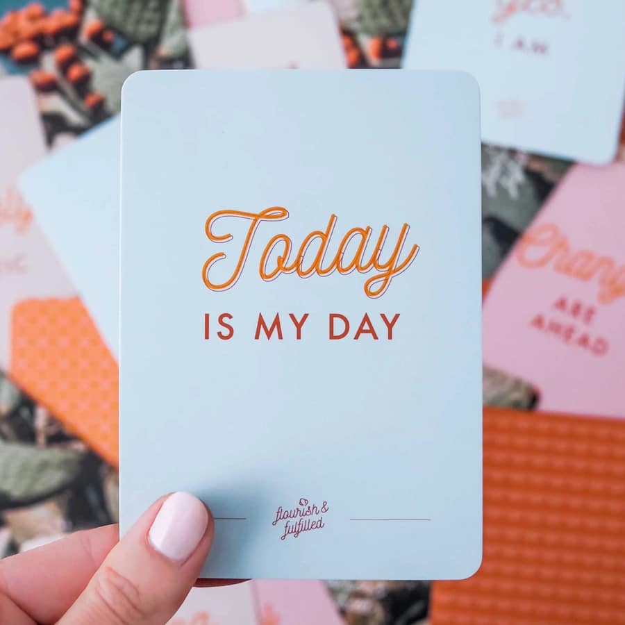Custom Mental Health Positive Self Affirmation Cards view 4