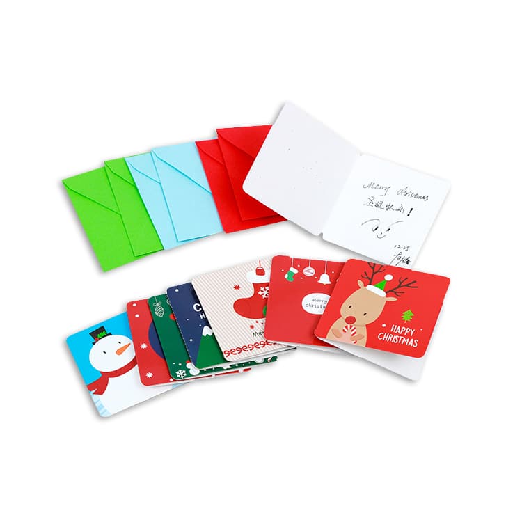 Custom Merry Christmas 3D Greeting Card view 4