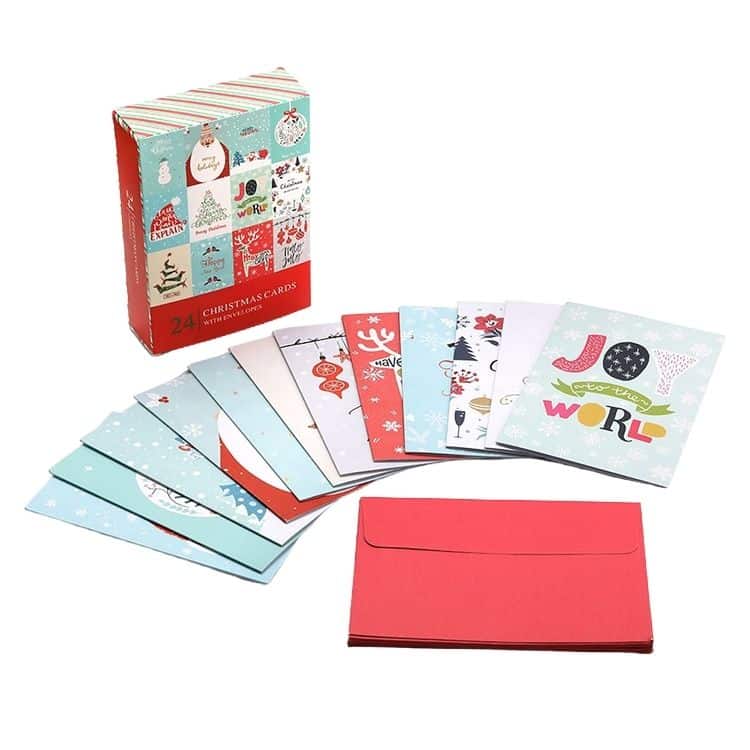 Custom Merry Christmas Greeting Cards — custom card printing