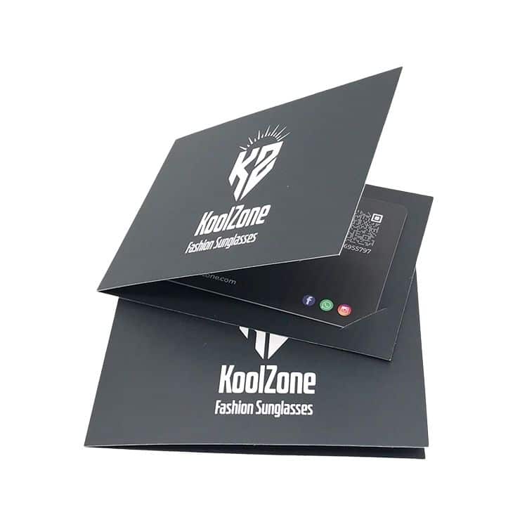 Custom PVC Gift card with paper card holder — custom card printing