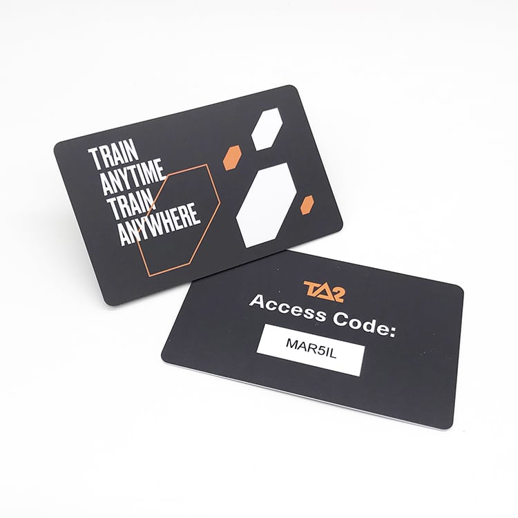 Custom PVC Plastic gift card view 4