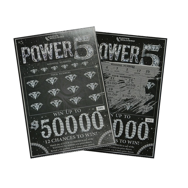 Custom Paper Scratch Lotto Cards — custom card printing