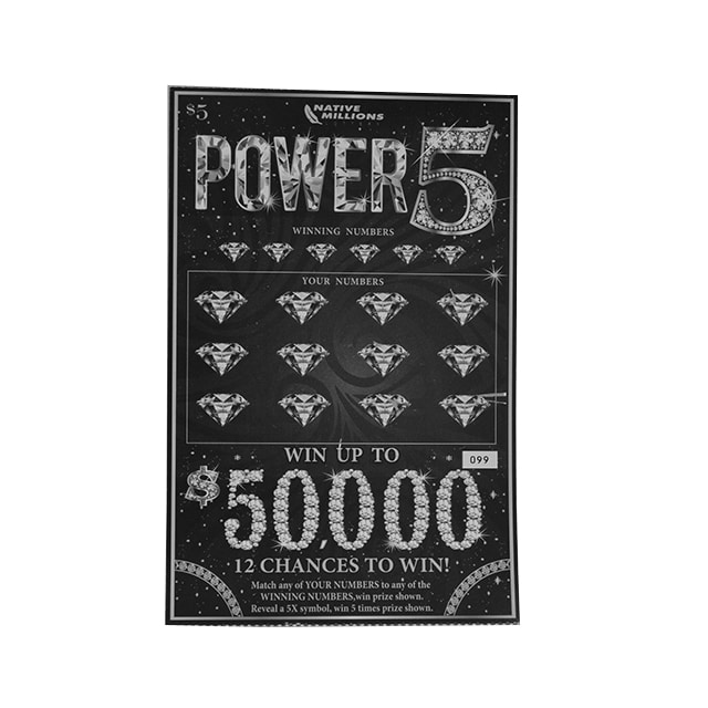 Custom Paper Scratch Lotto Cards view 2