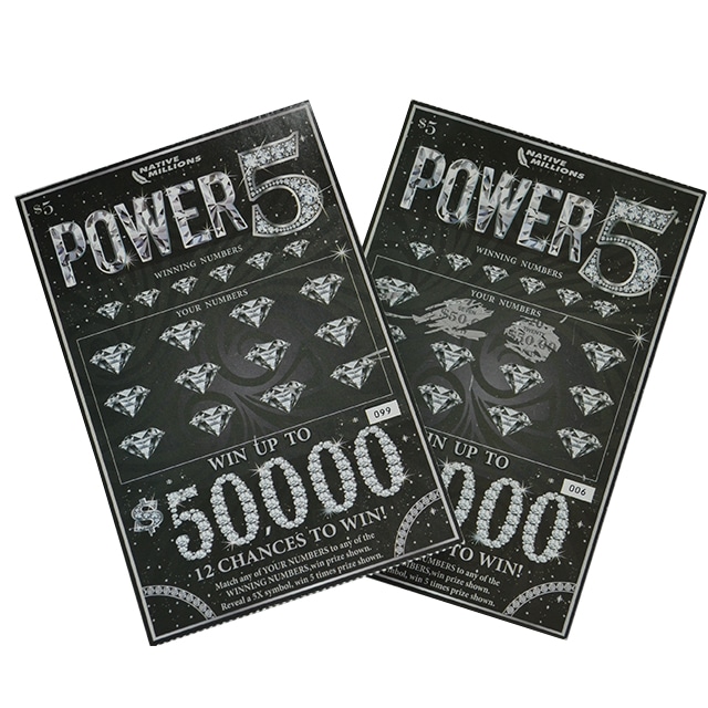 Custom Paper Scratch Lotto Cards view 4