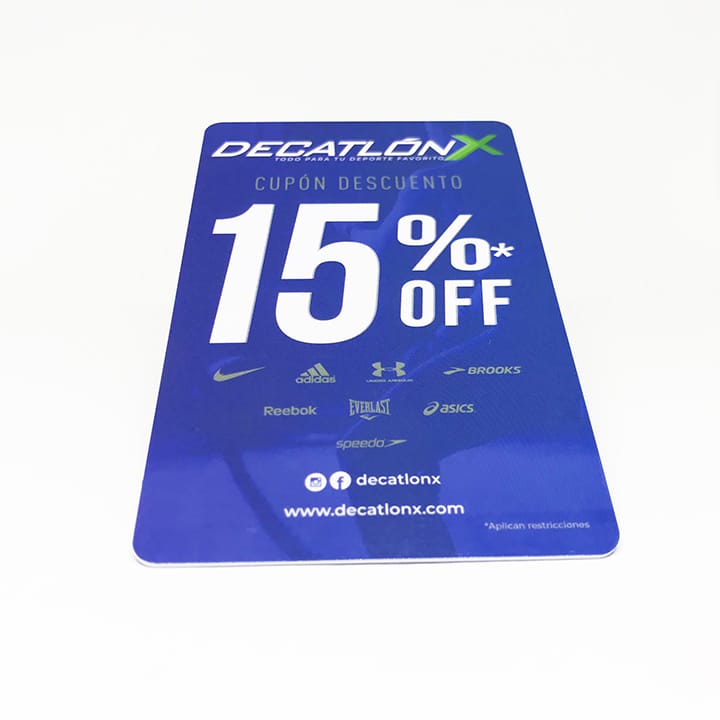Custom Plastic Discount card — custom card printing