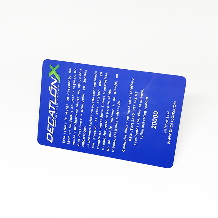 Custom Plastic Discount card view 2