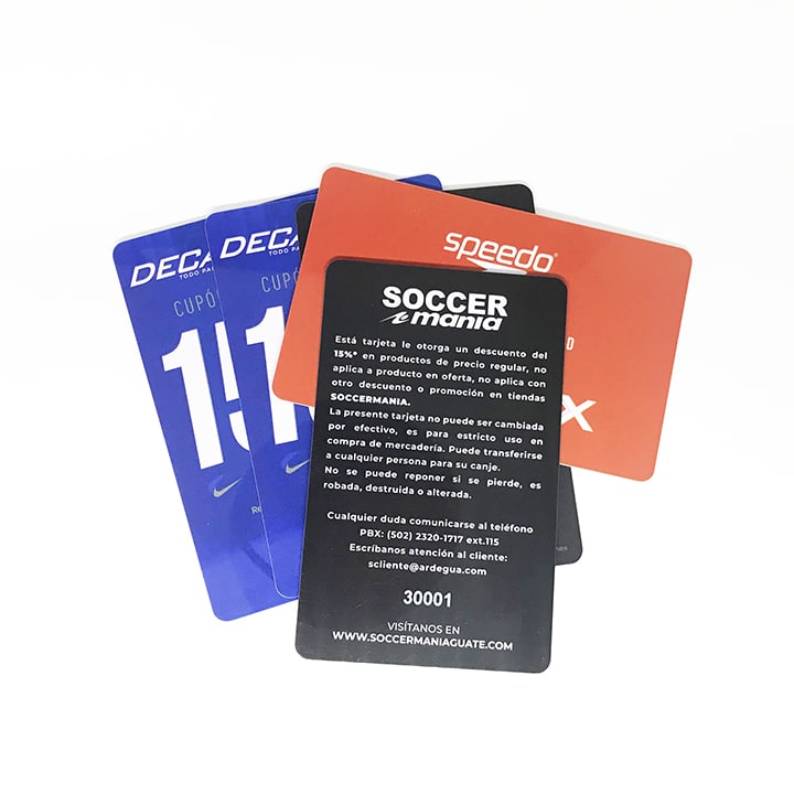 Custom Plastic Discount card view 3