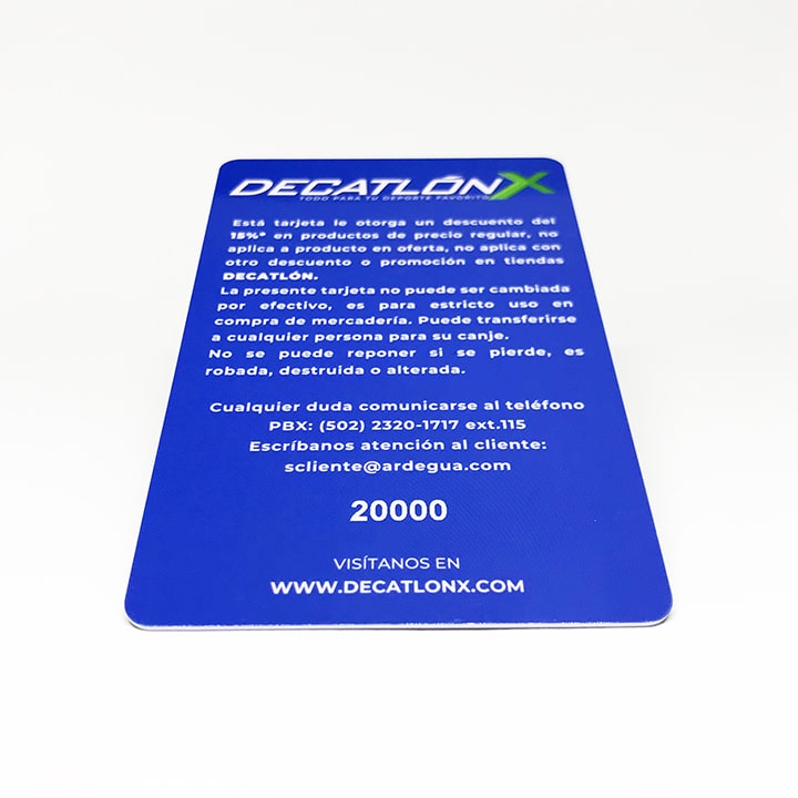Custom Plastic Discount card view 4