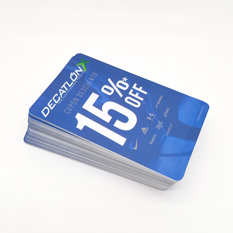 Custom Plastic Discount promotion membership card view 3