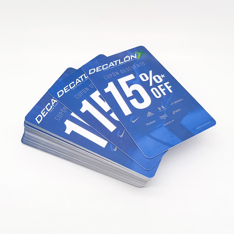 Custom Plastic Discount promotion membership card view 4