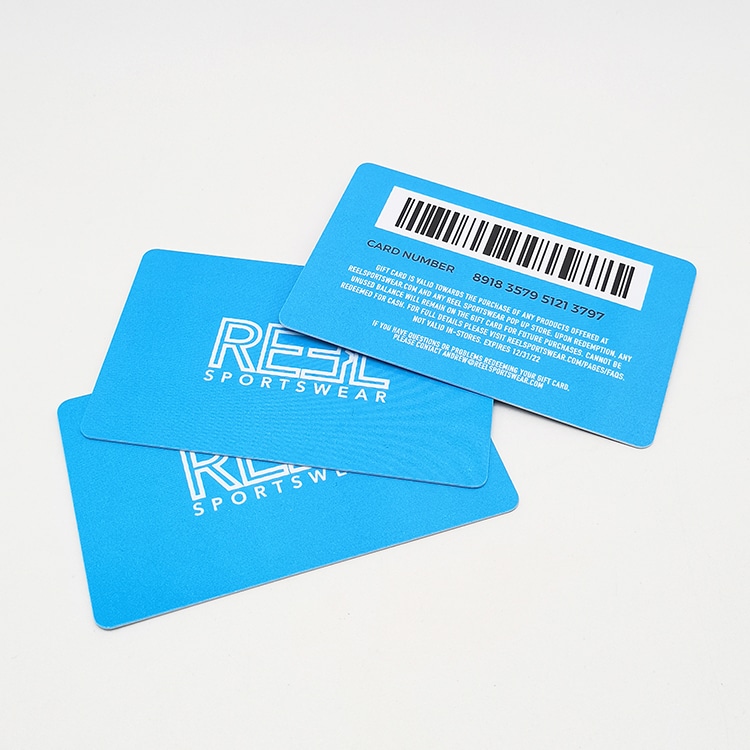 Custom Plastic GYM club gift card view 4