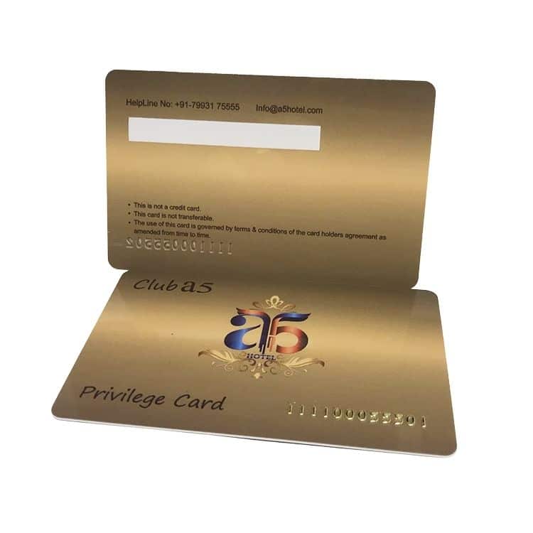 Custom Plastic Loyalty gift card — custom card printing