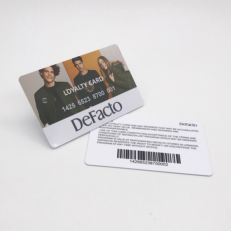 Custom Plastic Loyalty gift card view 2