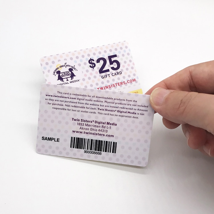 Custom Plastic Loyalty gift card view 3