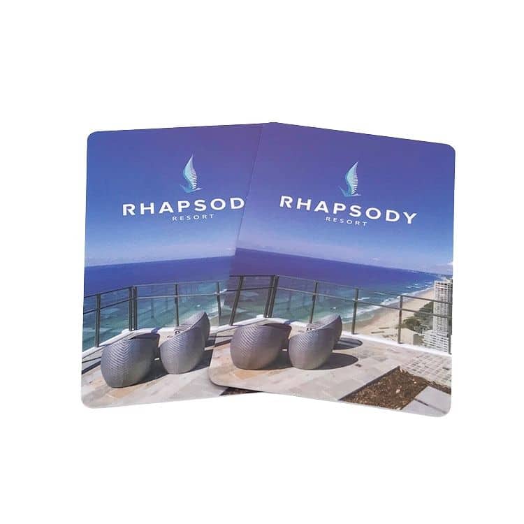 Custom Plastic RFID card with compatible chip — custom card printing