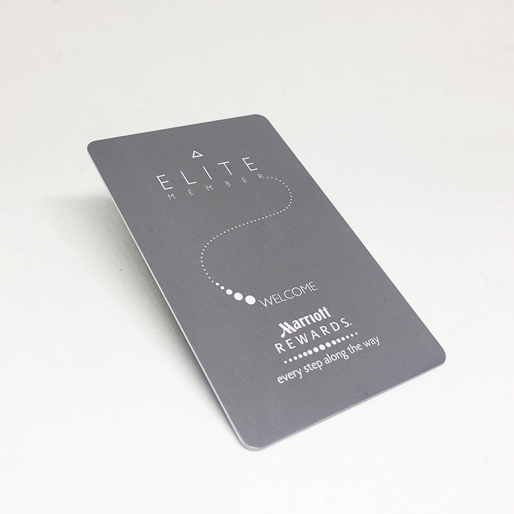 Custom Plastic RFID card with compatible chip view 2