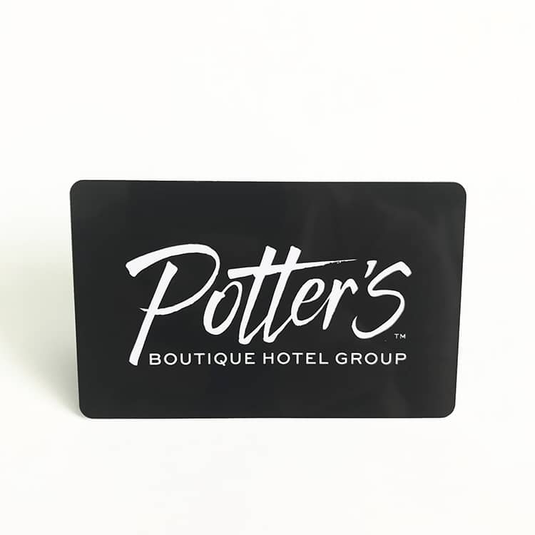 Custom Plastic RFID card with compatible chip view 3
