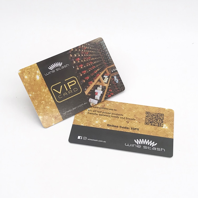 Custom Plastic VIP member card view 2