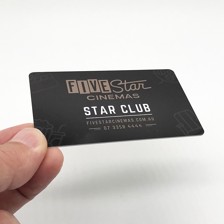Custom Plastic VIP member card view 4