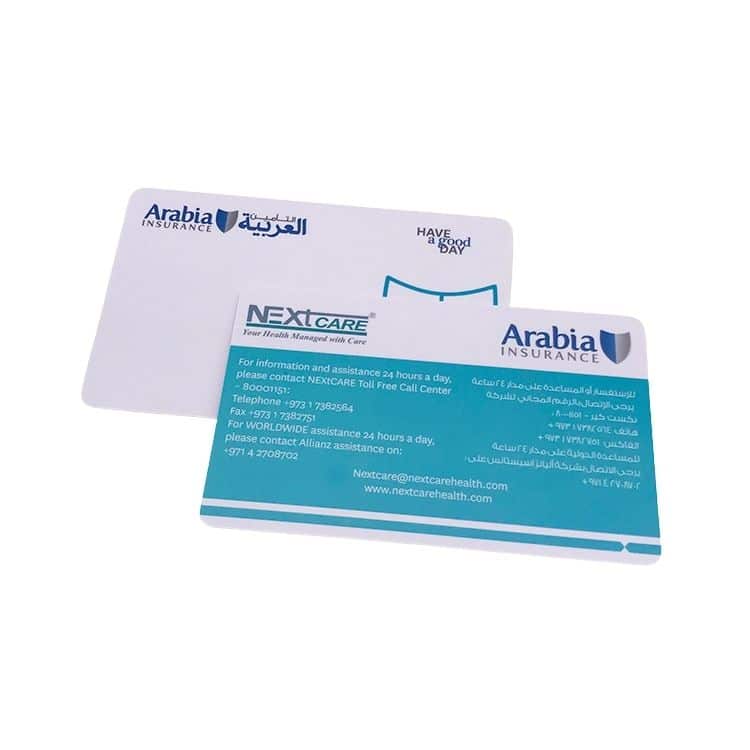 Custom Plastic insurance card — custom card printing